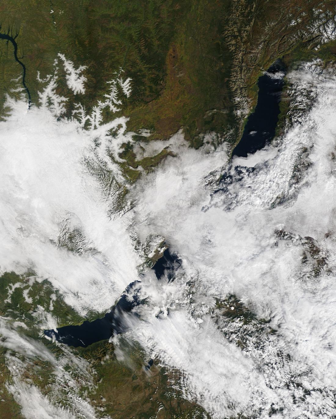 Карта Байкала